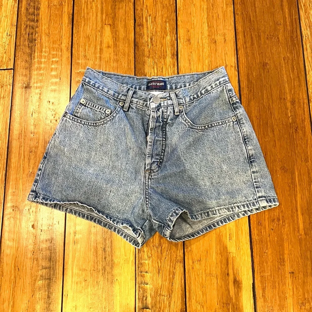 Guess Light Blue Denim Shorts